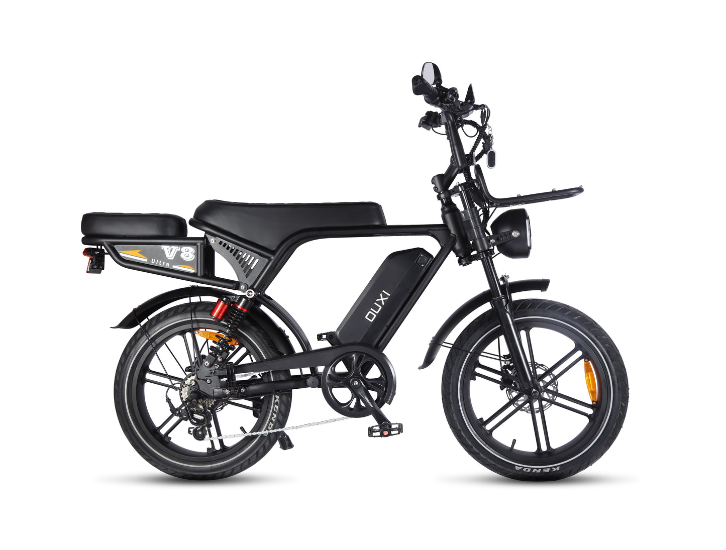 Fatbike V8 Ultra Negro - frenos hidráulicos detalle