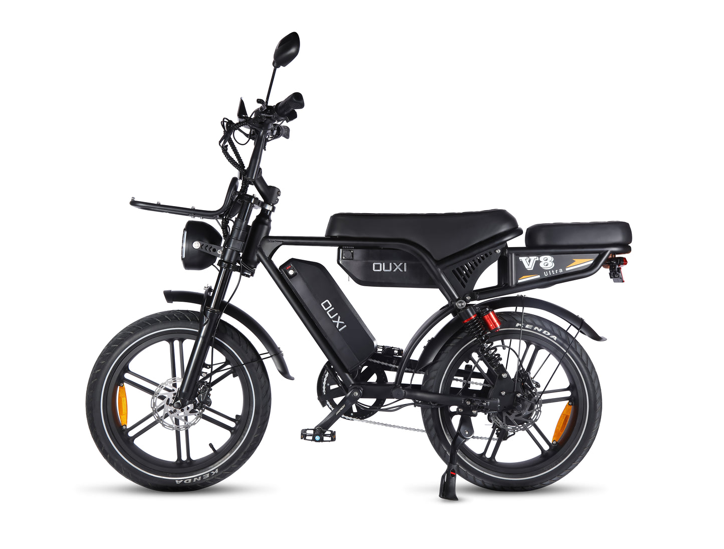 Fatbike V8 Ultra Max Negro - frenos hidráulicos y display