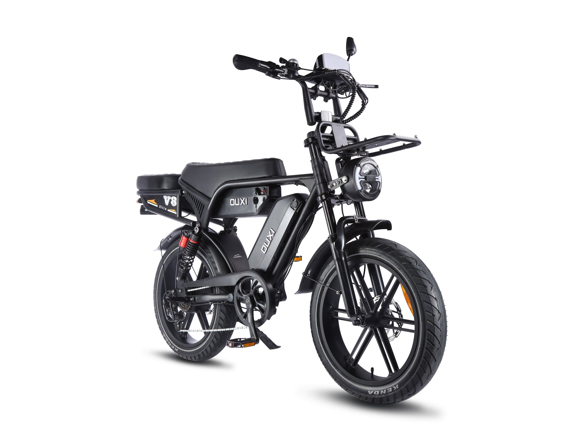 Fatbike V8 Ultra Max Negro doble batería 500W - bicicleta eléctrica Cali