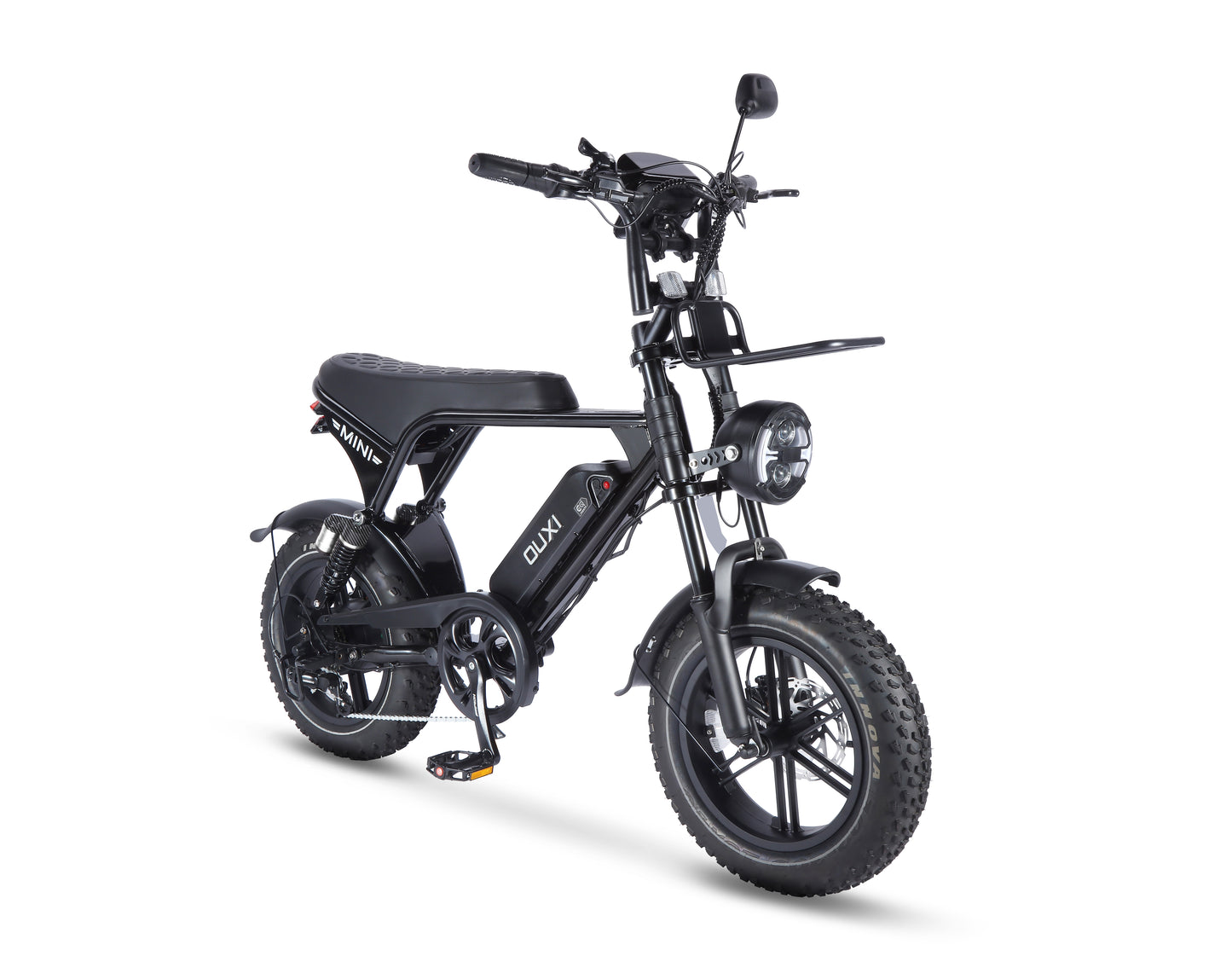 Fatbike V8 Mini 350W Shine Black - bicicleta eléctrica compacta Cali