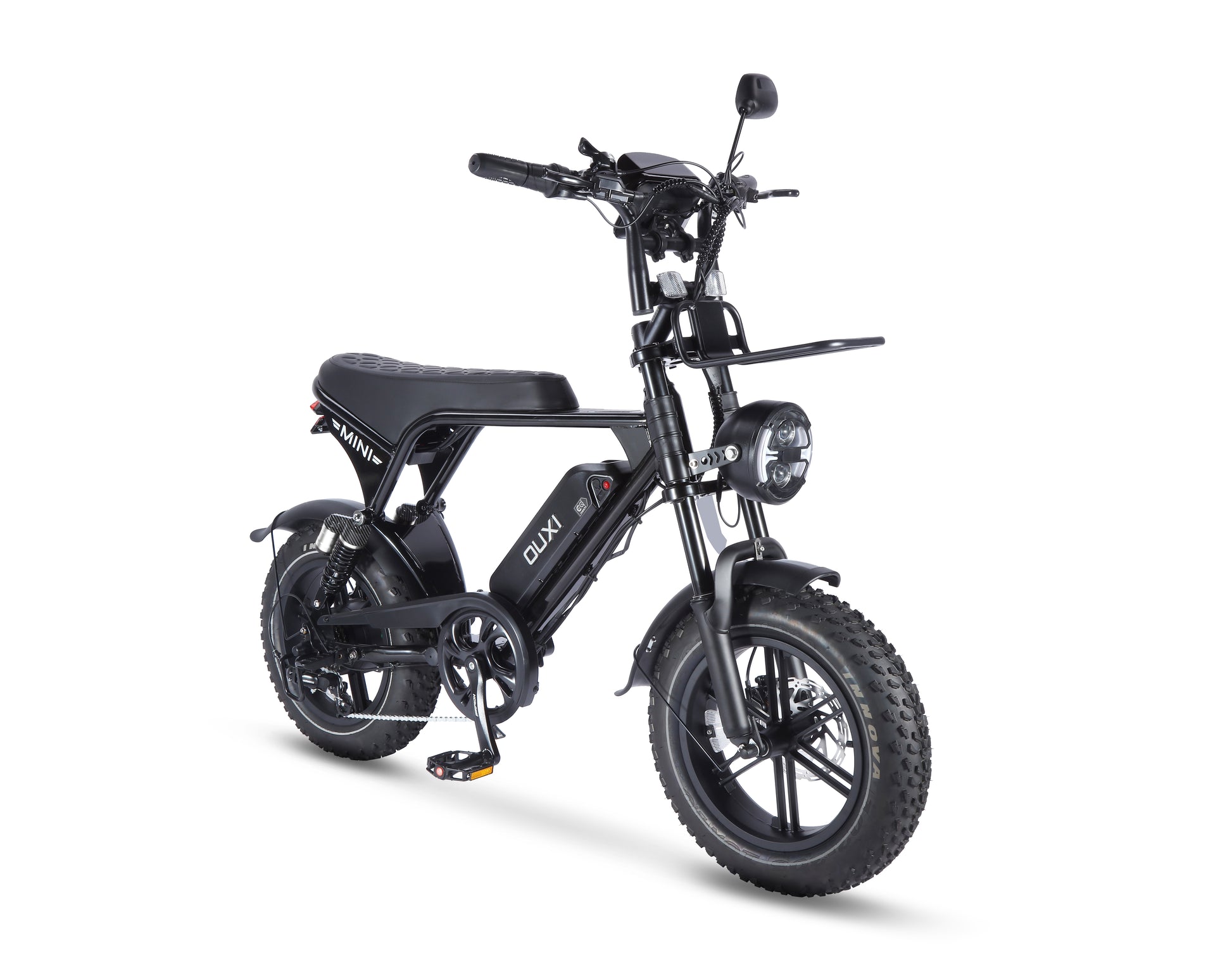 Fatbike V8 Mini 350W Shine Black - bicicleta eléctrica compacta Cali