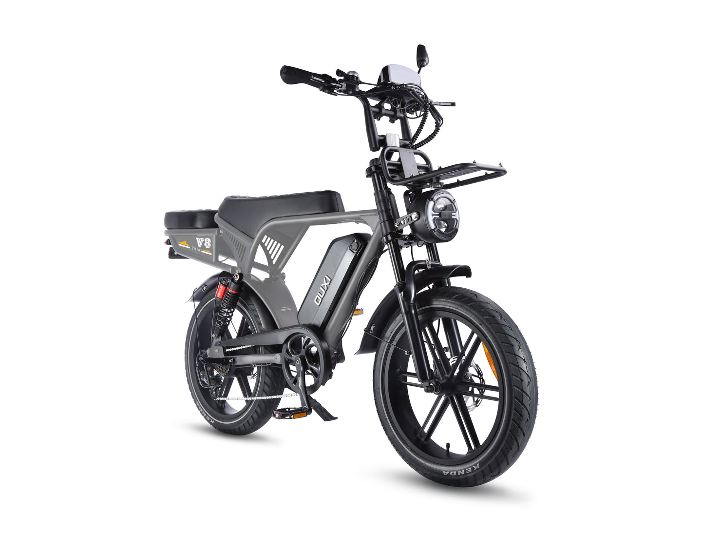 Fatbike V8 Ultra Nando Grey 500W - bicicleta eléctrica en Cali
